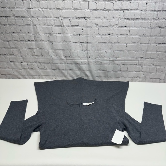 Vince A-line Charcoal Long Sleeve Dress size M NWOT - Picture 8 of 8